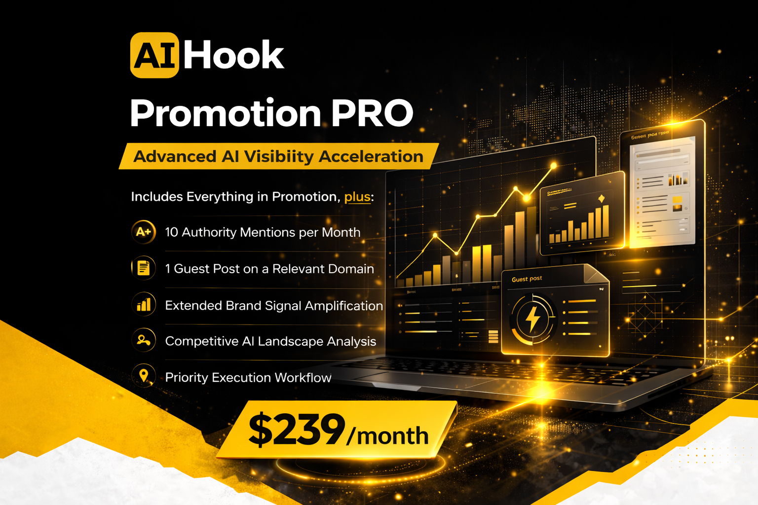Promotion PRO — $239 / month